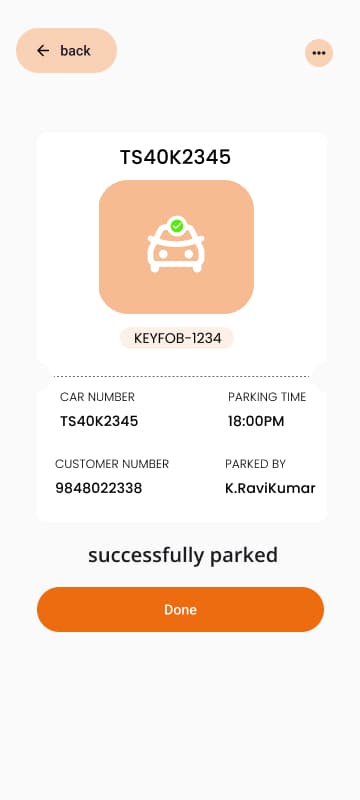 Mobility / Valet Platform Screenshot 5