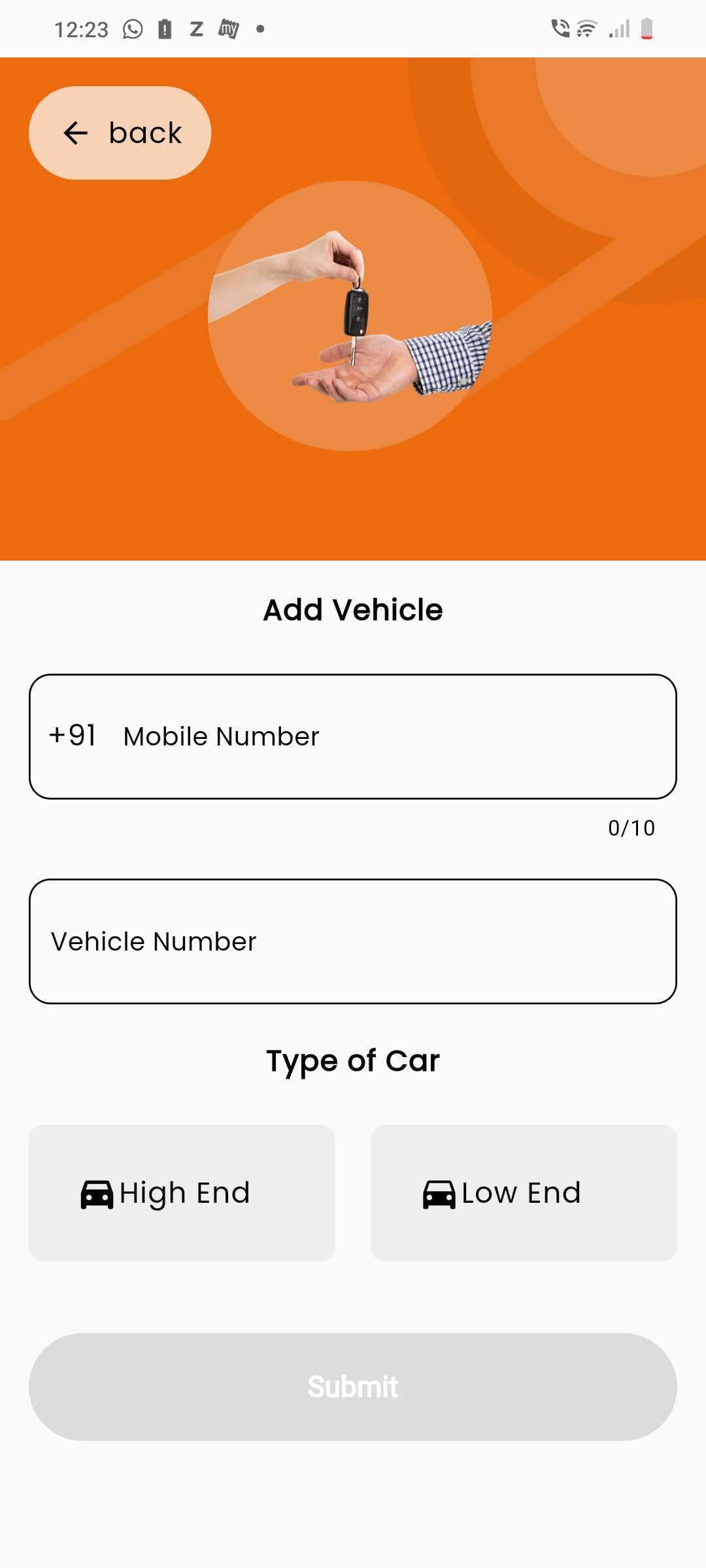 Mobility / Valet Platform Screenshot 6