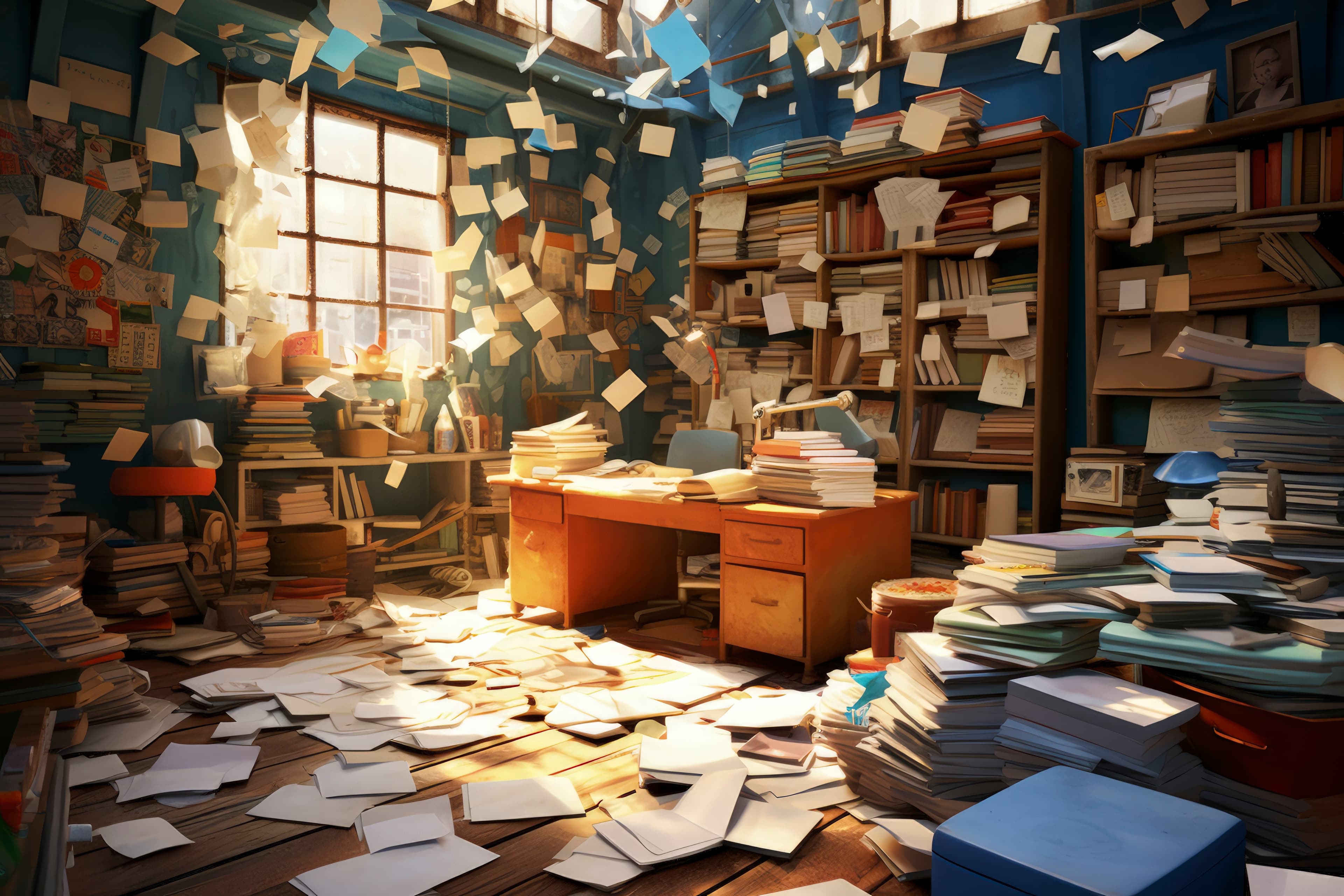 Medical reports and documents showing fragmented health records